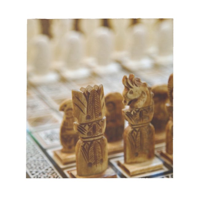 Chess set for sale, Khan el Khalili Bazaar, Notepad (Front)