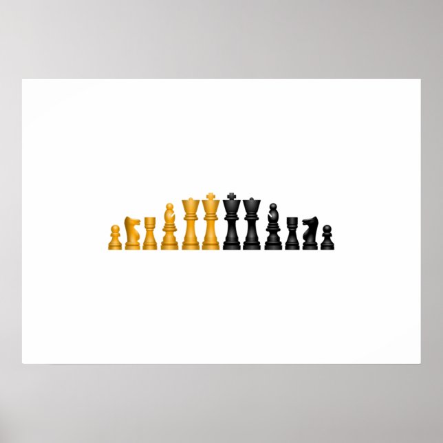 Chess Set Poster (Front)
