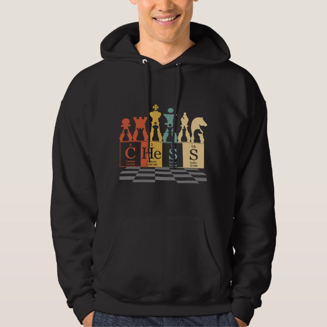 Chess Sets Periodic Table Elements Hoodie (Front)