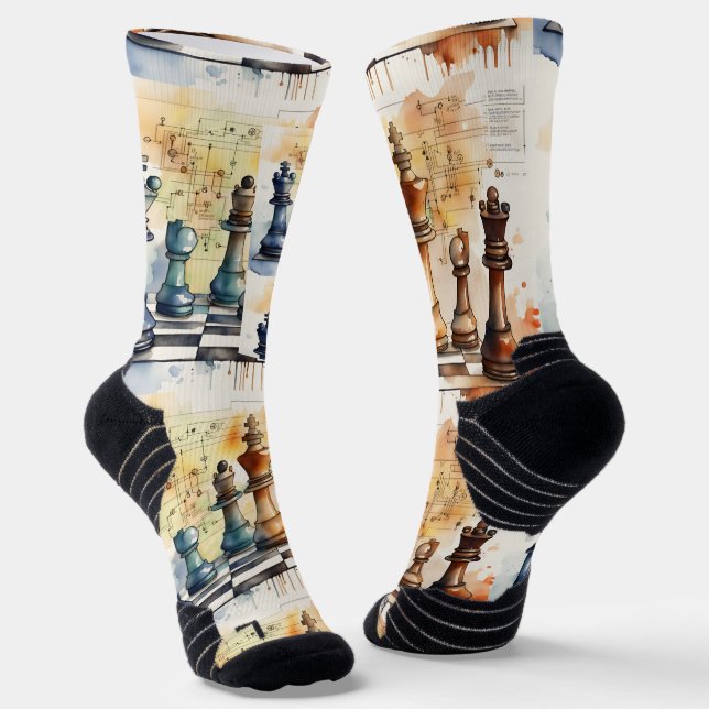 Chess Socks (Angled)