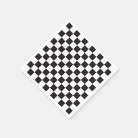 Chess Square Pattern - black + your background