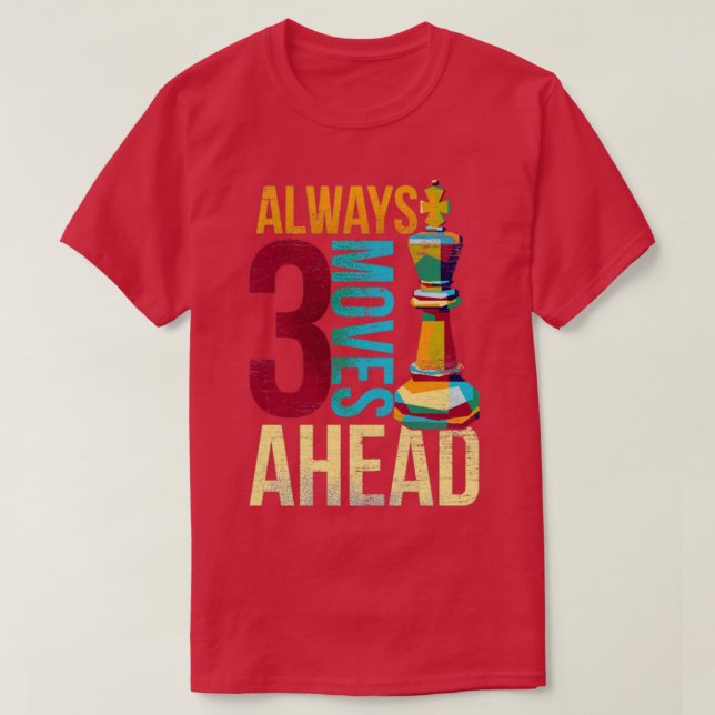 Chess Strategy Board Game Lover Chess 4192 T-Shirt (Design Front)