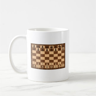 Chess Strategy Coffee Mug – Classic Chessboard Des