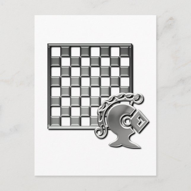 Chess Strategy Postcard (Front)