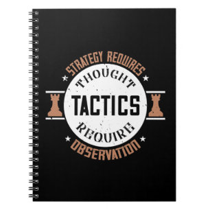 Chess - Strategy requires thought Notebook