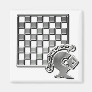 Chess Strategy Square Magnet