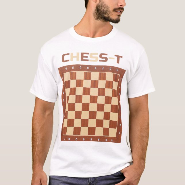 Chess-t & Back-gammon T-Shirt (Front)
