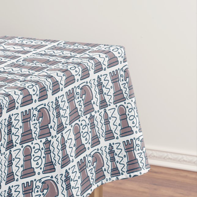 Chess Tablecloth (In Situ)