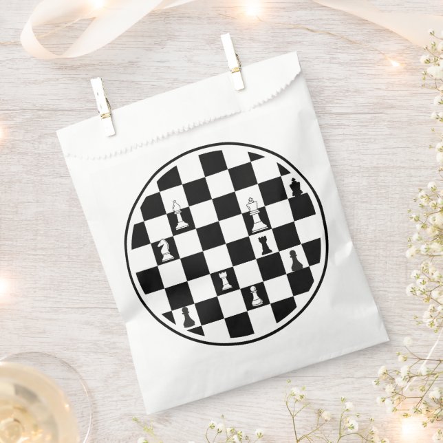 Chess Theme Favour Bags - Strategic Party Accessor (Clipped)