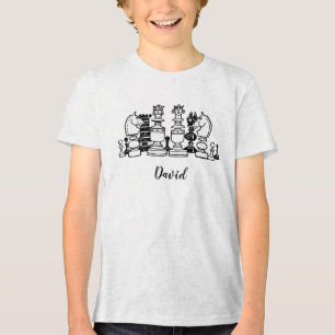Chess Themed Personalised Kids Tshirt