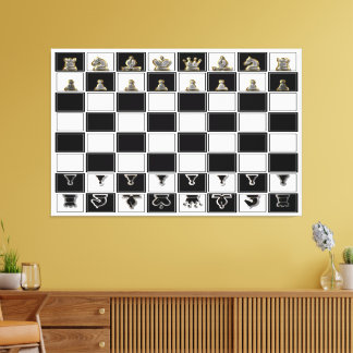 Chess Wall Art Canvas Print
