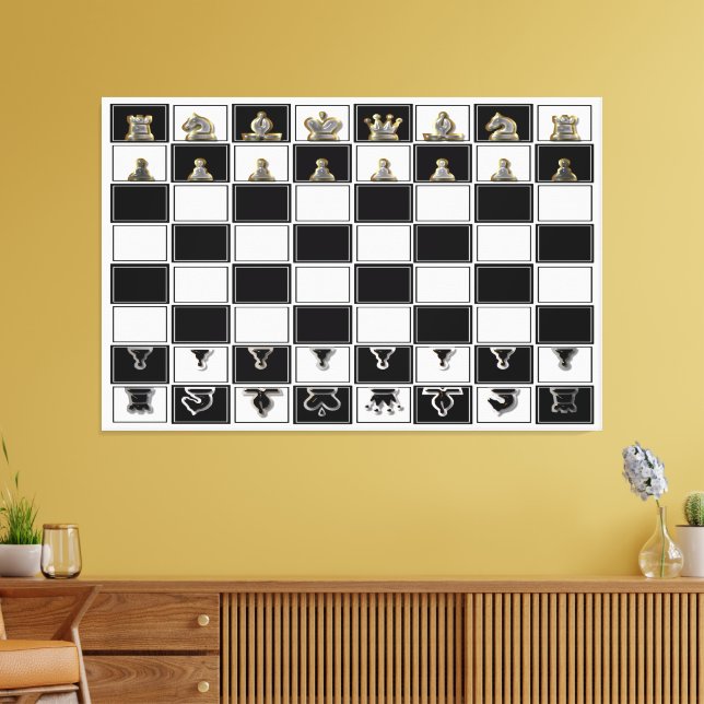Chess Wall Art Canvas Print (Insitu(LivingRoom))