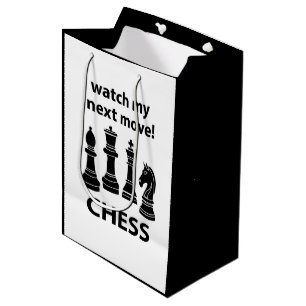 Chess Watch My Next Move Chess Medium Gift Bag