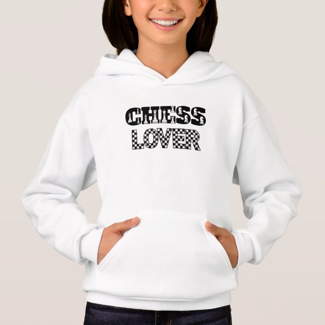 Chess Word Black Letters Lover Board Pattern (Front)