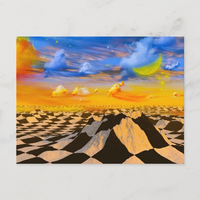 Chess world postcard (Front)