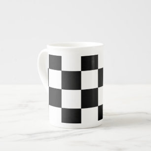 Chessboard Bone China Mug