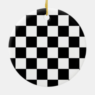 Chessboard Ceramic Tree Decoration