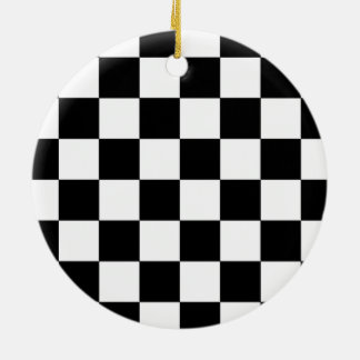 Chessboard Ceramic Tree Decoration