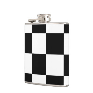 Chessboard Hip Flask