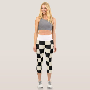 Chessboard lecapa capri leggings