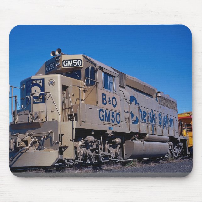 Chessie System/B&O, EMD GP-40 in EMD 50th annivers Mouse Pad (Front)