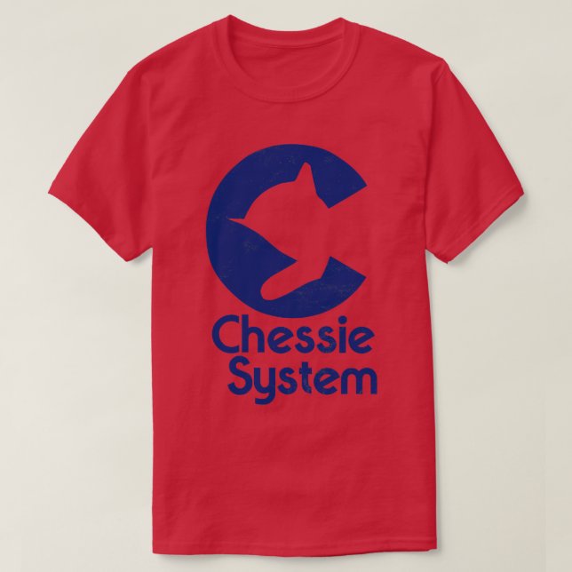 Chessie System Blue T-Shirt (Design Front)