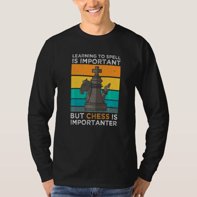 Chessman Checkmate Gambit Chess Player T-Shirt (Front)