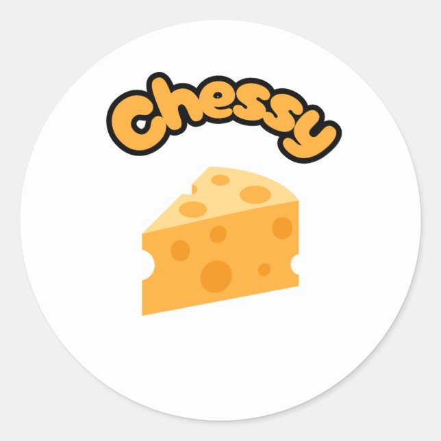 Chessy  classic round sticker (Front)