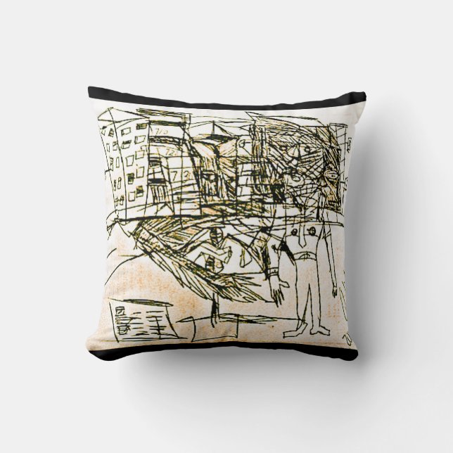 CHEST FACE CITY CUSHION (Front)