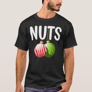 Chest Nuts  Chestnuts  Christmas Couples Nuts T-Shirt