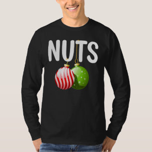 Chest Nuts  Chestnuts  Christmas Couples Nuts T-Shirt