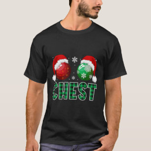 Chest Nuts Christmas Fun Matching Couple Chestnuts T-Shirt