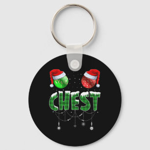 Chest Nuts Christmas Matching Couple Chestnuts 2  Key Ring
