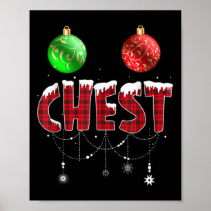 Chest Nuts Christmas Matching Couple Chestnuts 4 Poster