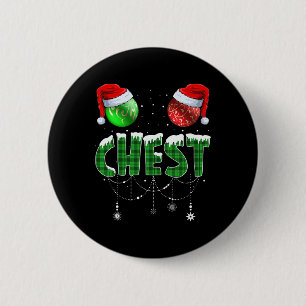 Chest Nuts Christmas Matching Couple Chestnuts  6 Cm Round Badge