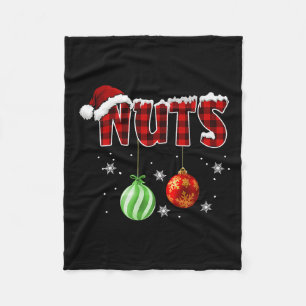 Chest Nuts Christmas Matching Couple Chestnuts 6  Fleece Blanket