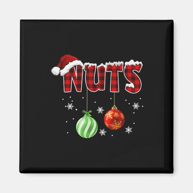 Chest Nuts Christmas Matching Couple Chestnuts 6  Magnet (Front)