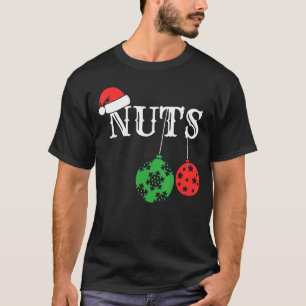 Chest Nuts Christmas Matching Couple Chestnuts 6 T-Shirt