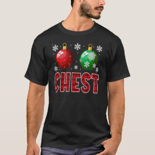 Chest Nuts Christmas   Matching Couple Chestnuts 7 T-Shirt