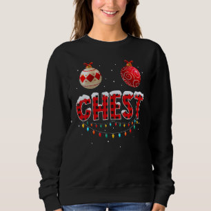 Chest Nuts Christmas   Matching Couple Chestnuts 9 Sweatshirt