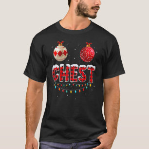 Chest Nuts Christmas   Matching Couple Chestnuts 9 T-Shirt