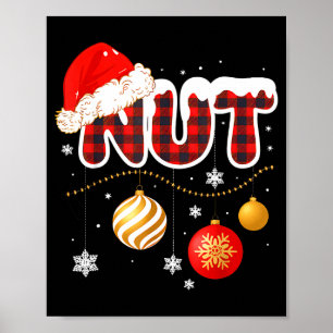 Chest Nuts Christmas Matching Couple Chestnuts  Poster
