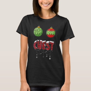 Chest Nuts Christmas Matching Couple Chestnuts T-Shirt