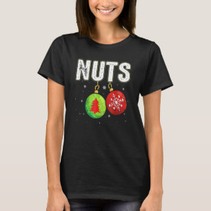 Chest Nuts Christmas Matching Couple Chestnuts T-Shirt