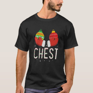 Chest Nuts Christmas     Matching Couple Chestnuts T-Shirt
