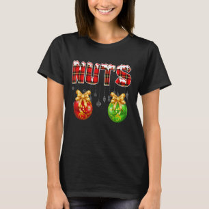 Chest Nuts Christmas Matching Couple Chestnuts Xm T-Shirt