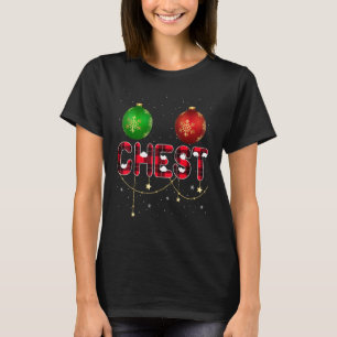 Chest Nuts Christmas Matching Couples Chestnuts Co T-Shirt