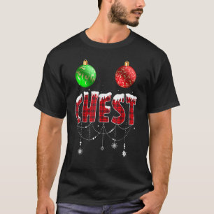 Chest Nuts Christmas Shirt Funny Matching Couple C