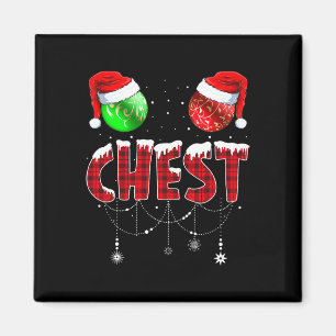 Chest Nuts Christmas Shirt Matching Couple Chestnu Magnet