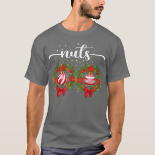 Chest Nuts Christmas T Funny Matching Couple Ches T-Shirt
